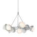 Hubbardton Forge - Nine Light Pendant - Brooklyn - Vintage Platinum- Union Lighting Luminaires Decor