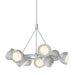 Hubbardton Forge - Nine Light Pendant - Brooklyn - Vintage Platinum- Union Lighting Luminaires Decor