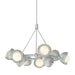 Hubbardton Forge - Nine Light Pendant - Brooklyn - Vintage Platinum- Union Lighting Luminaires Decor
