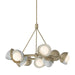 Hubbardton Forge - Nine Light Pendant - Brooklyn - Soft Gold- Union Lighting Luminaires Decor