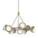 Hubbardton Forge - Nine Light Pendant - Brooklyn - Soft Gold- Union Lighting Luminaires Decor