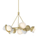 Hubbardton Forge - Nine Light Pendant - Brooklyn - Modern Brass- Union Lighting Luminaires Decor