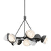 Hubbardton Forge - Nine Light Pendant - Brooklyn - Ink- Union Lighting Luminaires Decor