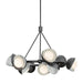 Hubbardton Forge - Nine Light Pendant - Brooklyn - Ink- Union Lighting Luminaires Decor