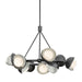 Hubbardton Forge - Nine Light Pendant - Brooklyn - Ink- Union Lighting Luminaires Decor