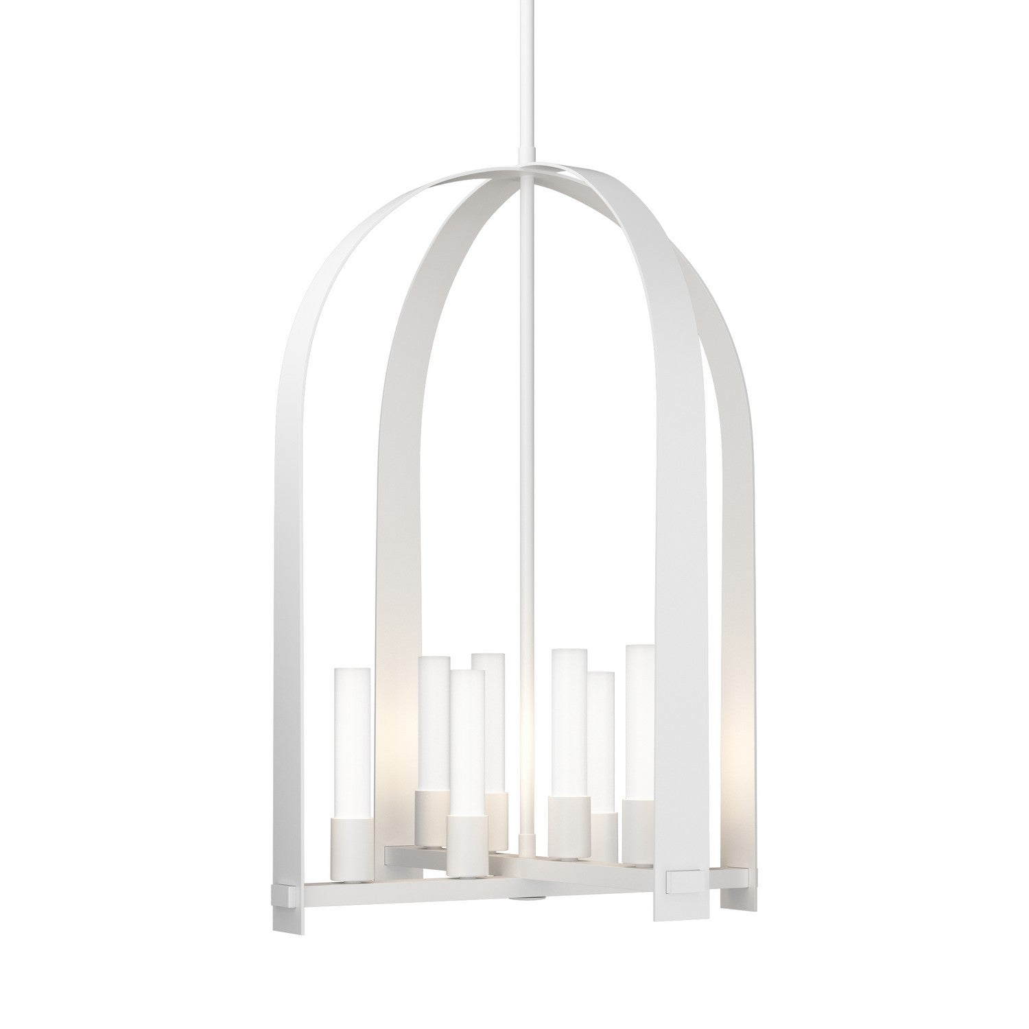Hubbardton Forge - Eight Light Pendant - Triomphe - White- Union Lighting Luminaires Decor
