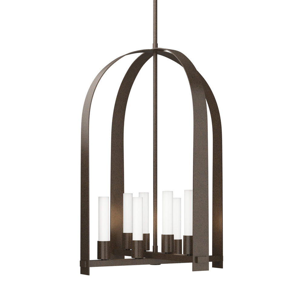 Hubbardton Forge - Eight Light Pendant - Triomphe - Bronze- Union Lighting Luminaires Decor