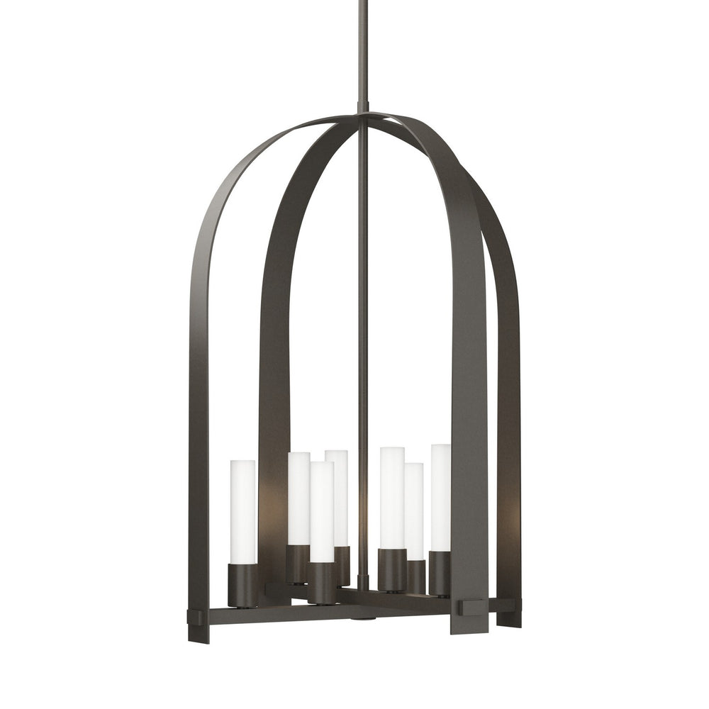 Hubbardton Forge - Eight Light Pendant - Triomphe - Dark Smoke- Union Lighting Luminaires Decor