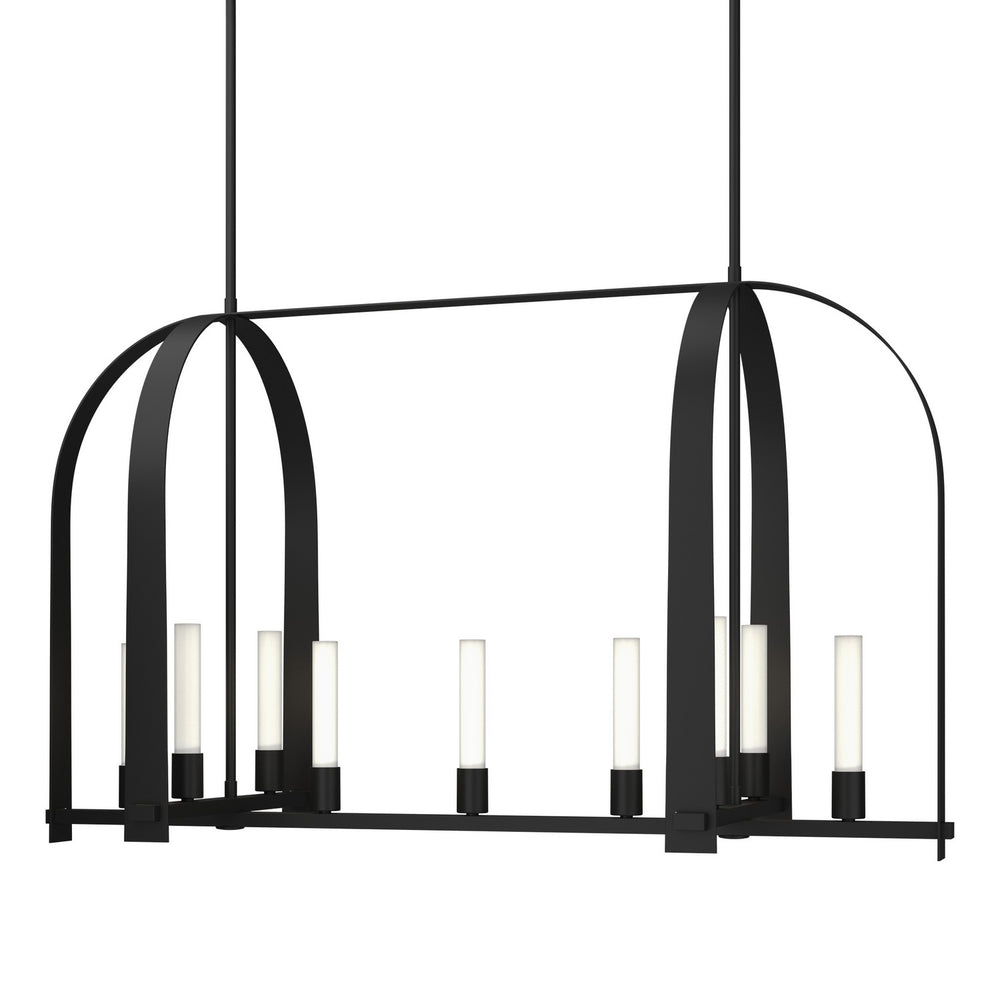 Hubbardton Forge - Nine Light Pendant - Triomphe - Black- Union Lighting Luminaires Decor
