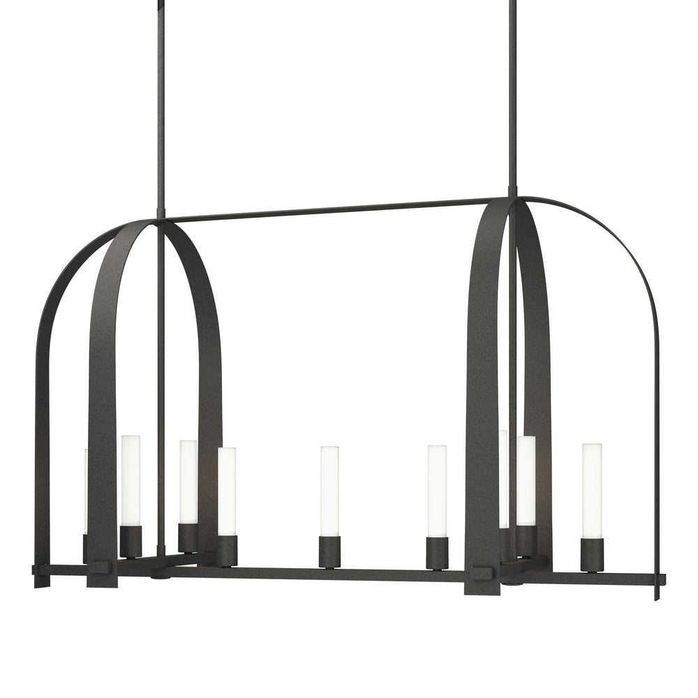 Hubbardton Forge - Nine Light Pendant - Triomphe - Natural Iron- Union Lighting Luminaires Decor