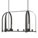 Hubbardton Forge - Nine Light Pendant - Triomphe - Natural Iron- Union Lighting Luminaires Decor