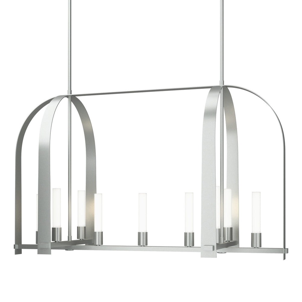 Hubbardton Forge - Nine Light Pendant - Triomphe - Vintage Platinum- Union Lighting Luminaires Decor