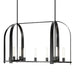Hubbardton Forge - Nine Light Pendant - Triomphe - Ink- Union Lighting Luminaires Decor