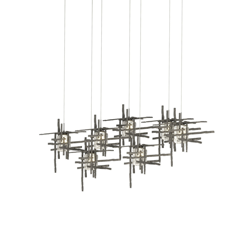 Hubbardton Forge - LED Pendant - Tura - Natural Iron- Union Lighting Luminaires Decor