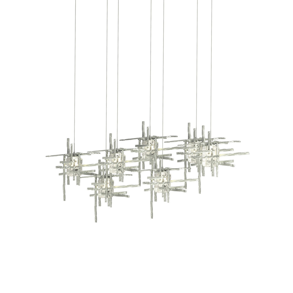 Hubbardton Forge - LED Pendant - Tura - Vintage Platinum- Union Lighting Luminaires Decor