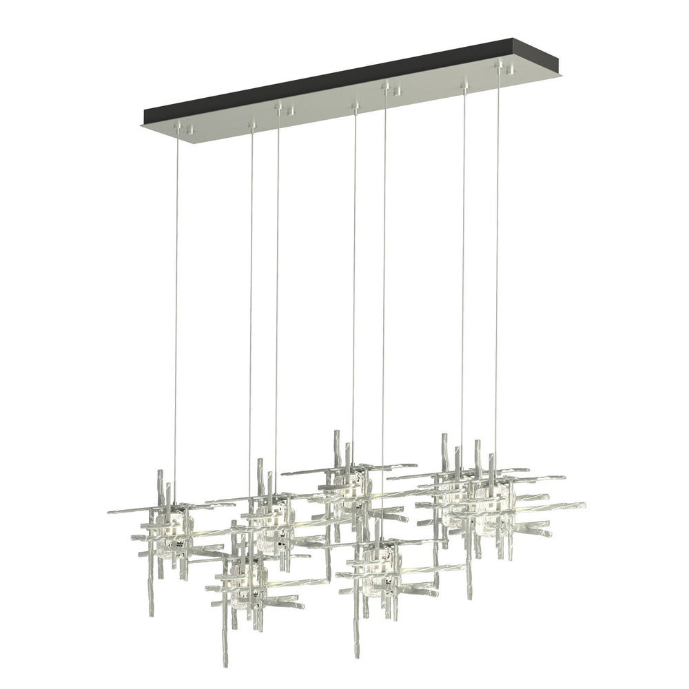 Hubbardton Forge - LED Pendant - Tura - Vintage Platinum- Union Lighting Luminaires Decor