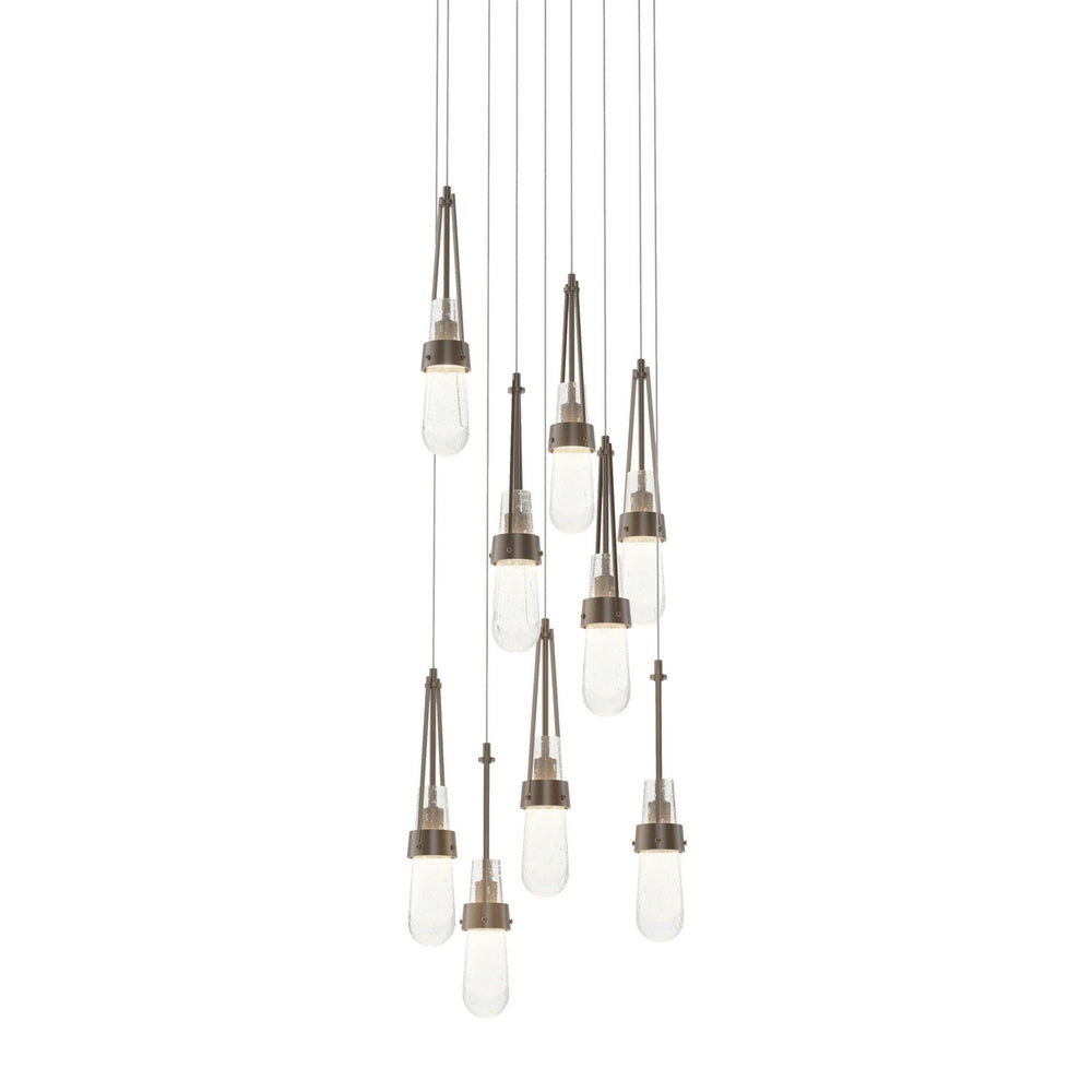 Hubbardton Forge - LED Pendant - Link - Bronze- Union Lighting Luminaires Decor