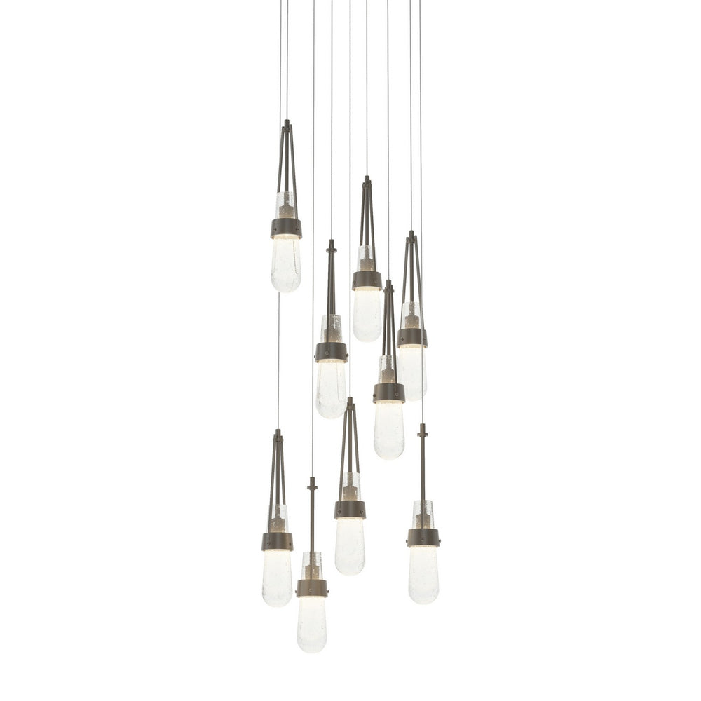 Hubbardton Forge - LED Pendant - Link - Dark Smoke- Union Lighting Luminaires Decor