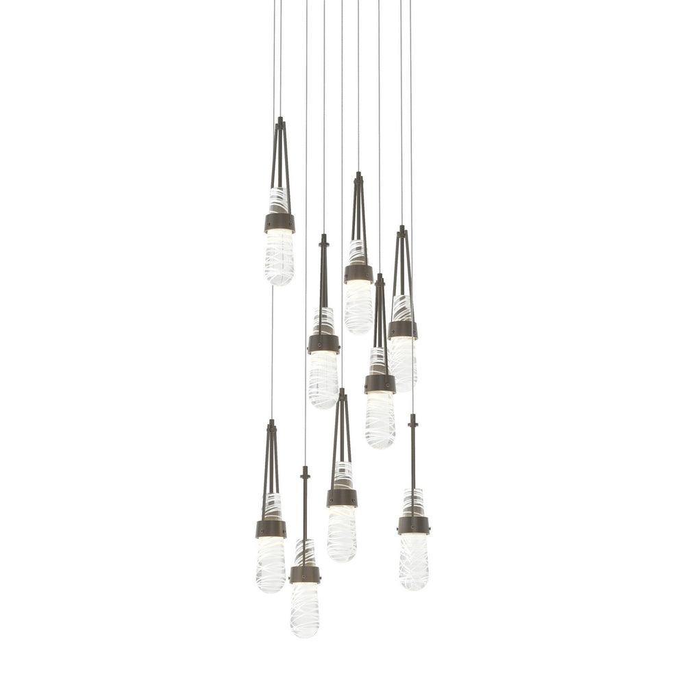 Hubbardton Forge - LED Pendant - Link - Dark Smoke- Union Lighting Luminaires Decor