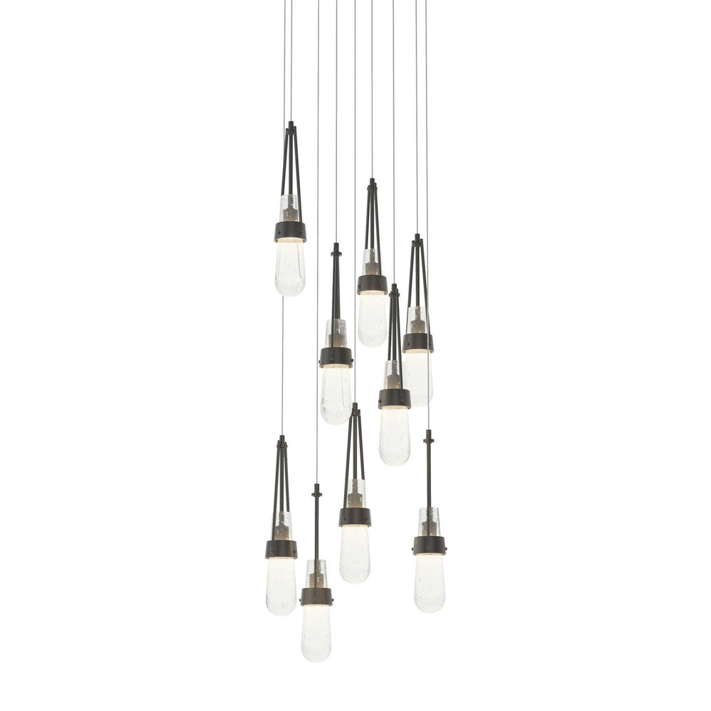 Hubbardton Forge - LED Pendant - Link - Black- Union Lighting Luminaires Decor