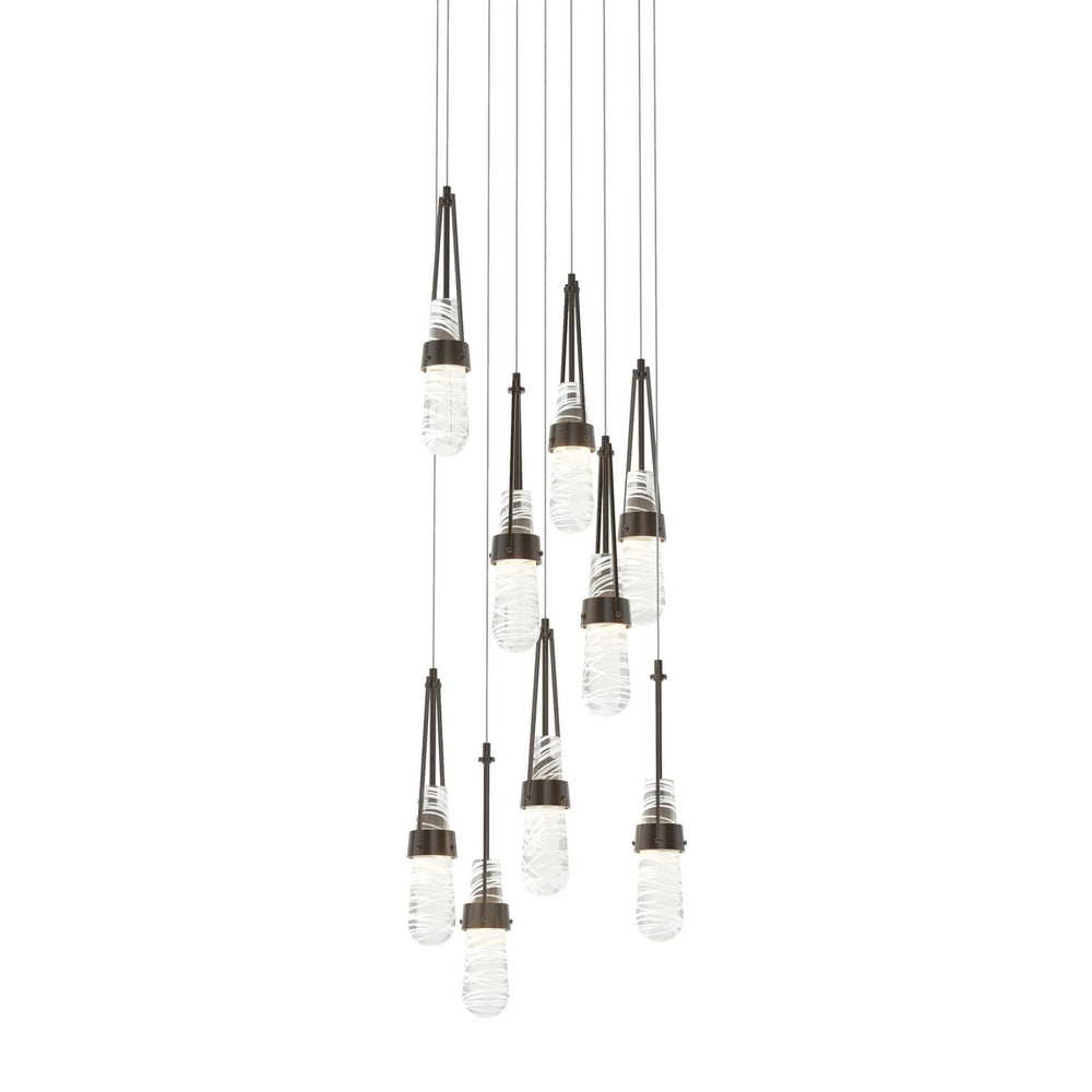 Hubbardton Forge - LED Pendant - Link - Oil Rubbed Bronze- Union Lighting Luminaires Decor