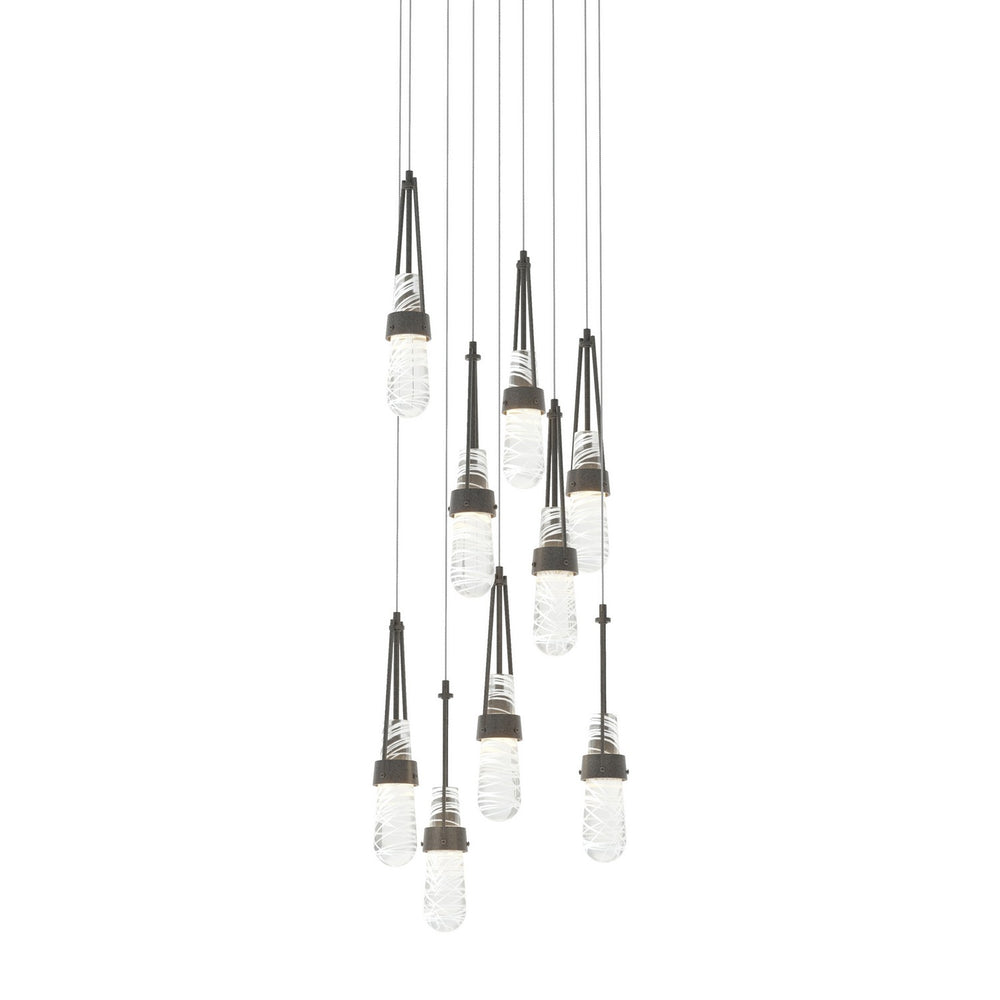 Hubbardton Forge - LED Pendant - Link - Natural Iron- Union Lighting Luminaires Decor
