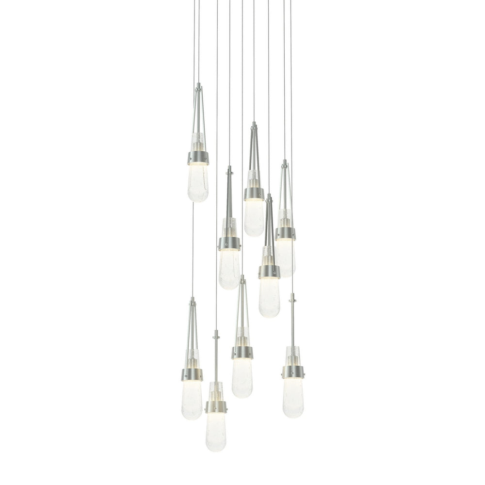 Hubbardton Forge - LED Pendant - Link - Vintage Platinum- Union Lighting Luminaires Decor