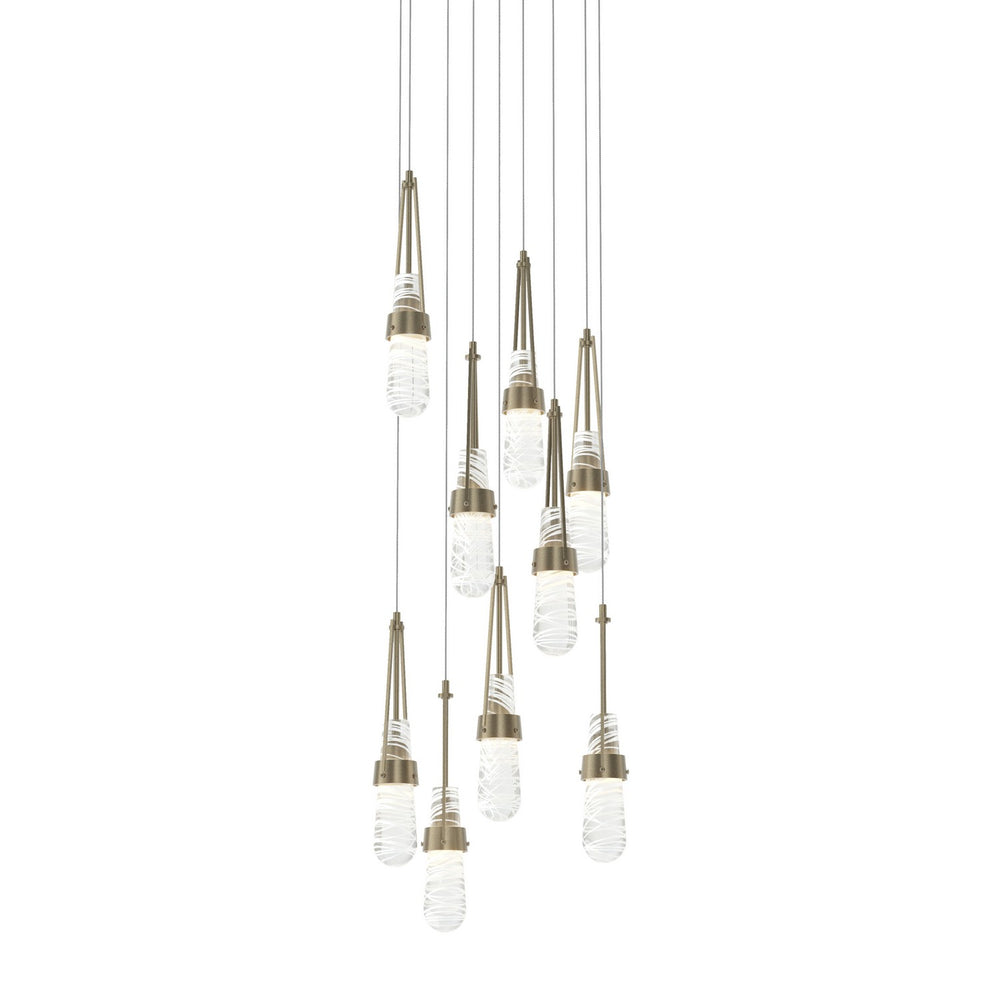 Hubbardton Forge - LED Pendant - Link - Soft Gold- Union Lighting Luminaires Decor