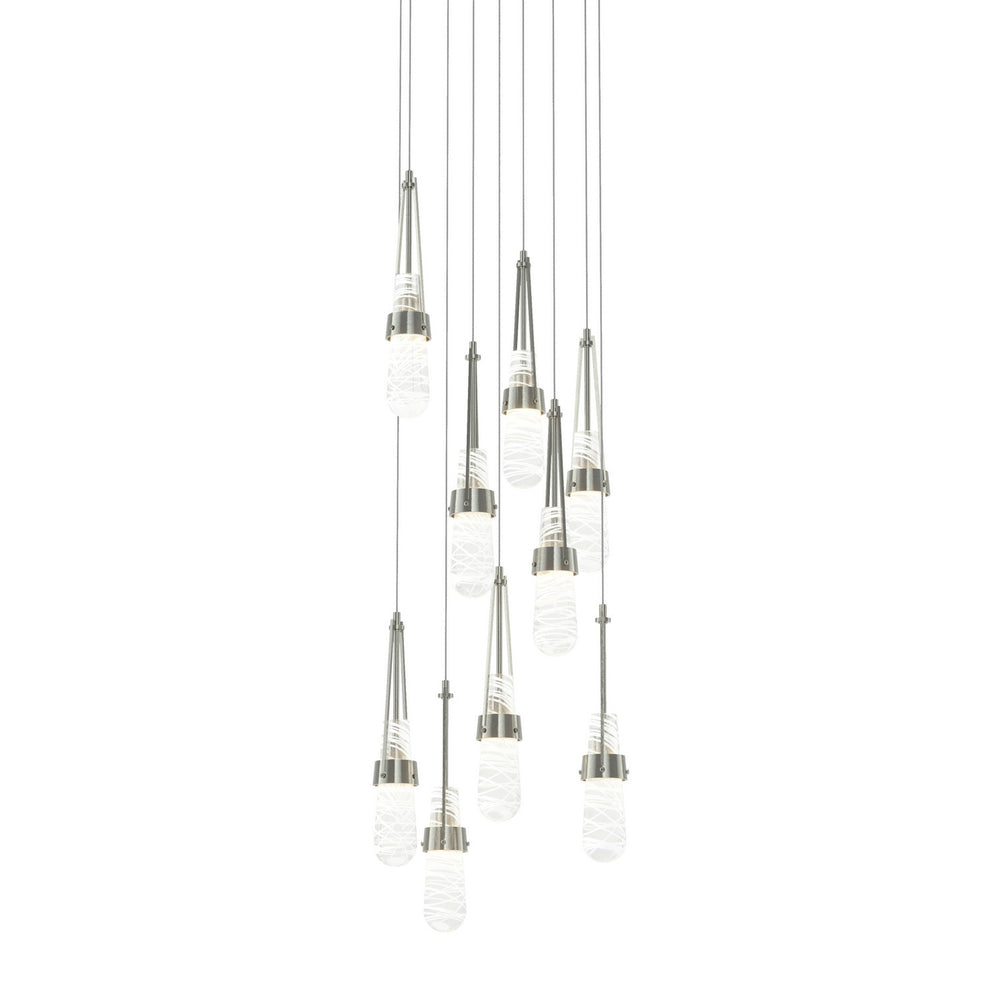 Hubbardton Forge - LED Pendant - Link - Sterling- Union Lighting Luminaires Decor