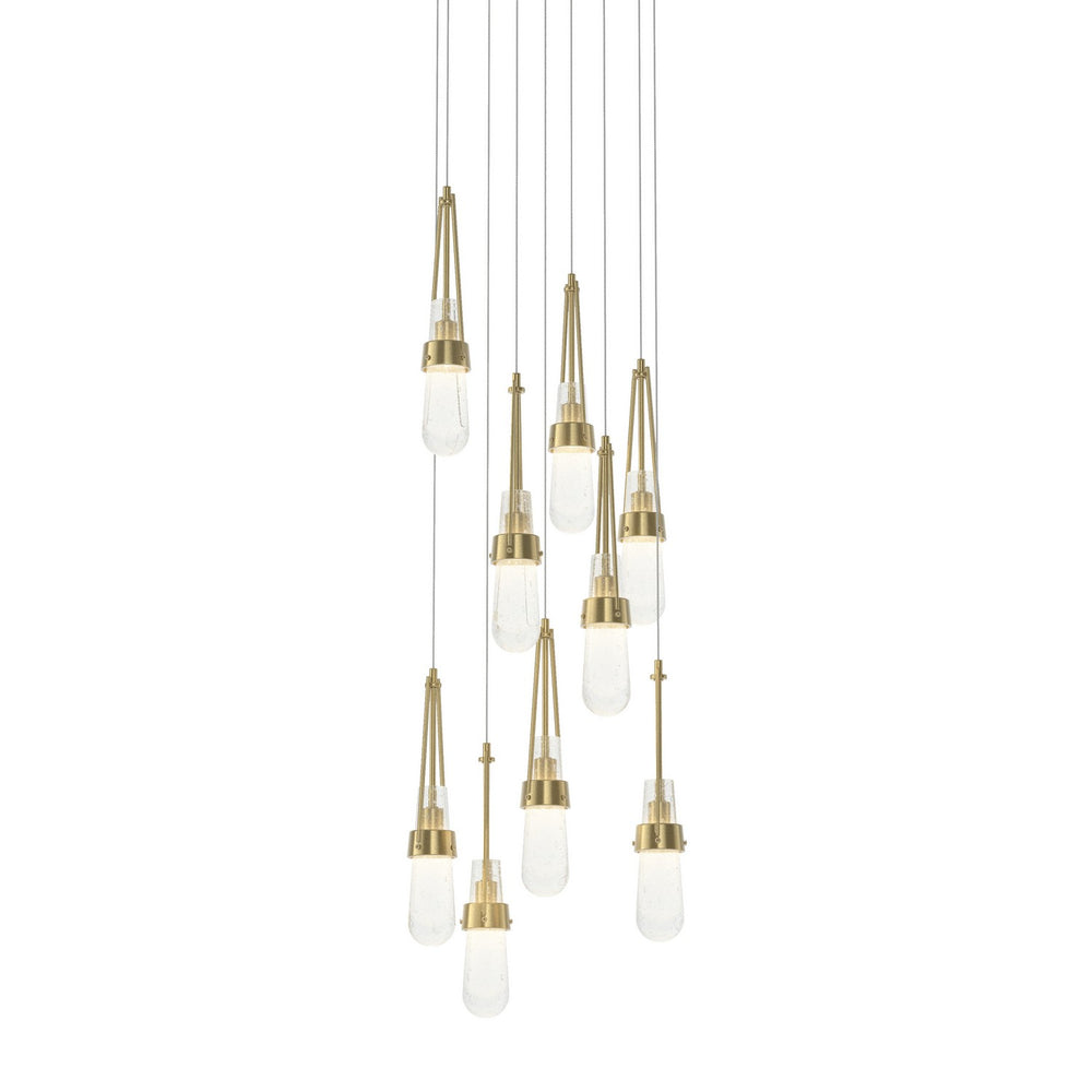 Hubbardton Forge - LED Pendant - Link - Modern Brass- Union Lighting Luminaires Decor