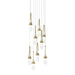 Hubbardton Forge - LED Pendant - Link - Modern Brass- Union Lighting Luminaires Decor