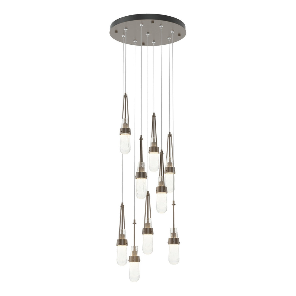 Hubbardton Forge - LED Pendant - Link - Bronze- Union Lighting Luminaires Decor