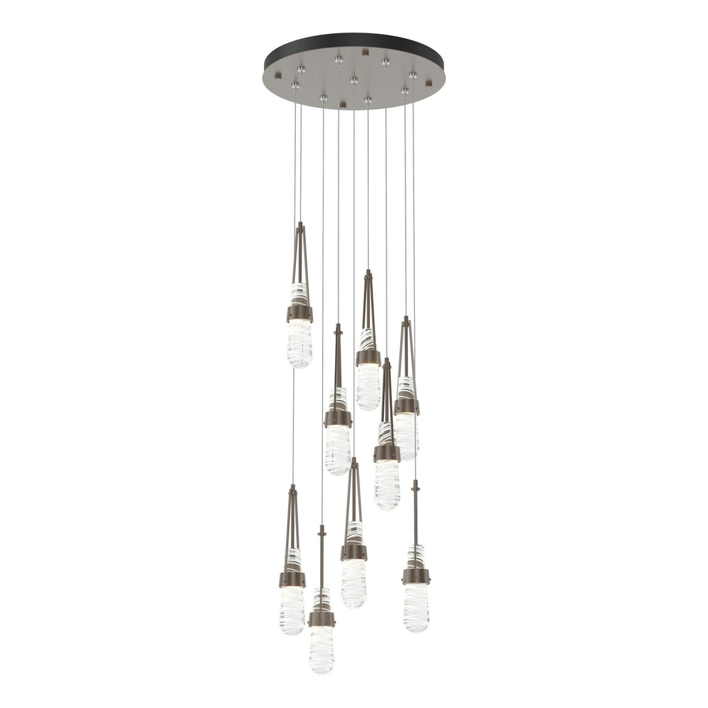 Hubbardton Forge - LED Pendant - Link - Bronze- Union Lighting Luminaires Decor