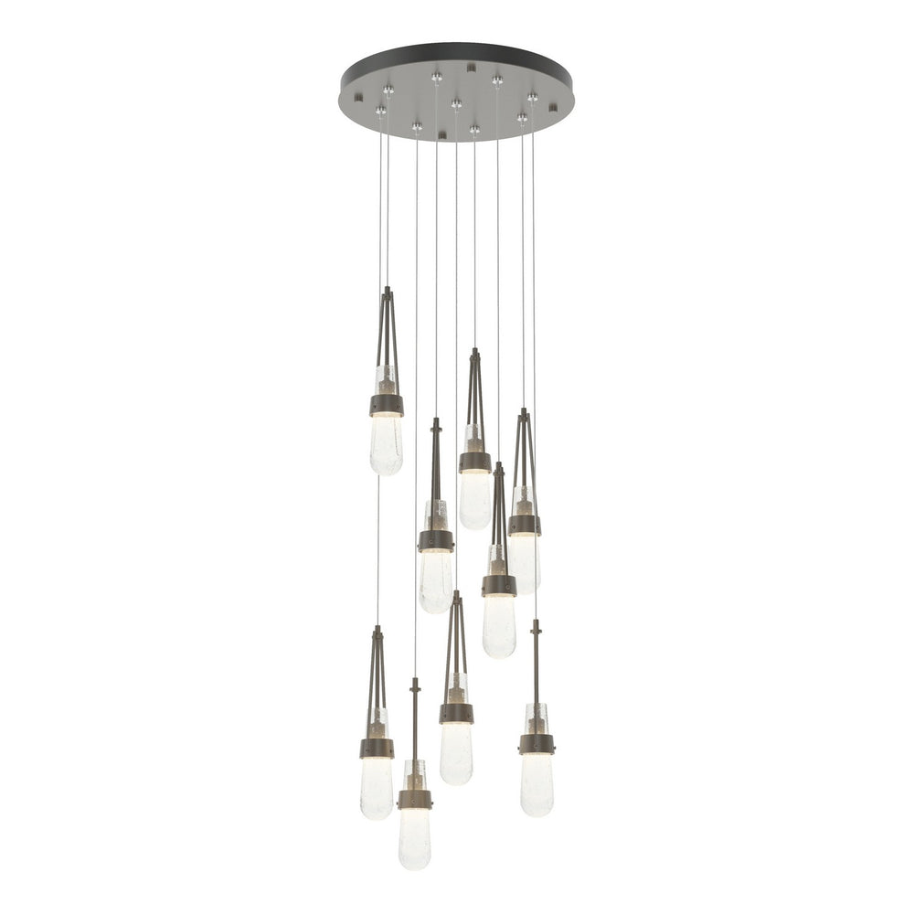 Hubbardton Forge - LED Pendant - Link - Dark Smoke- Union Lighting Luminaires Decor