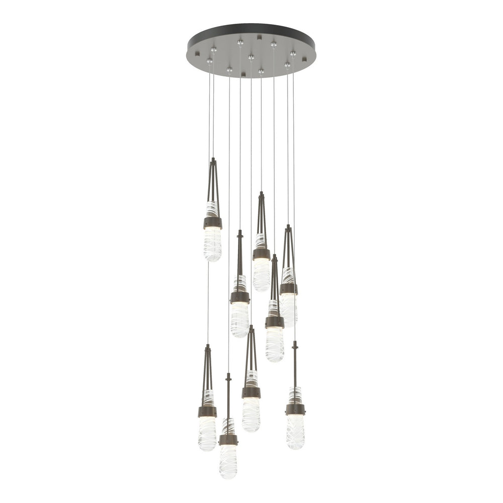 Hubbardton Forge - LED Pendant - Link - Dark Smoke- Union Lighting Luminaires Decor