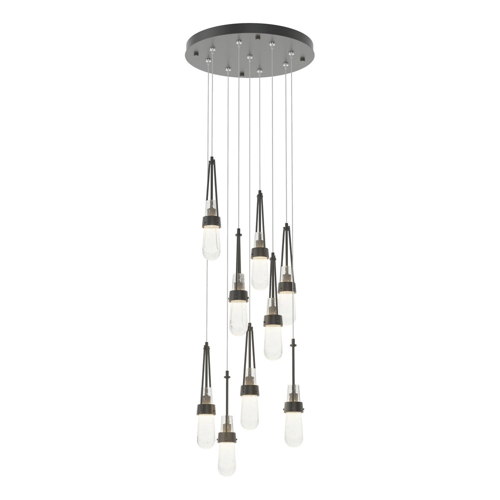 Hubbardton Forge - LED Pendant - Link - Black- Union Lighting Luminaires Decor