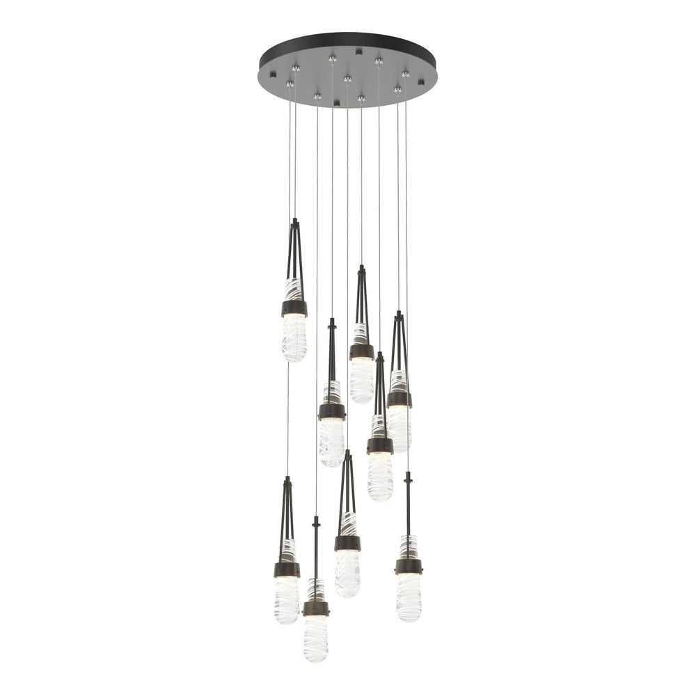 Hubbardton Forge - LED Pendant - Link - Black- Union Lighting Luminaires Decor
