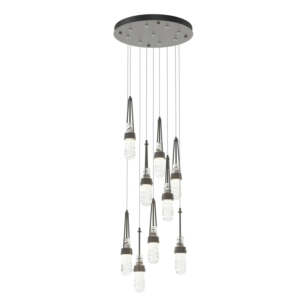Hubbardton Forge - LED Pendant - Link - Natural Iron- Union Lighting Luminaires Decor