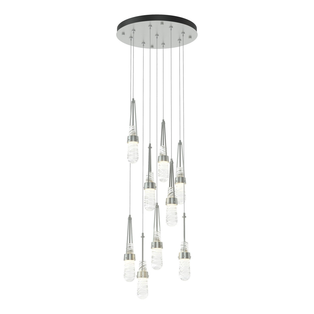 Hubbardton Forge - LED Pendant - Link - Vintage Platinum- Union Lighting Luminaires Decor