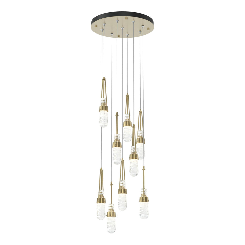 Hubbardton Forge - LED Pendant - Link - Modern Brass- Union Lighting Luminaires Decor