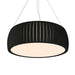 Accord Lighting - LED Pendant - Barrel - Charcoal- Union Lighting Luminaires Decor