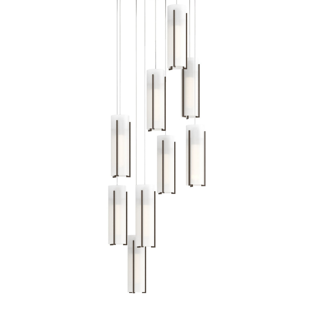 Hubbardton Forge - LED Pendant - Exos Glass - Bronze- Union Lighting Luminaires Decor