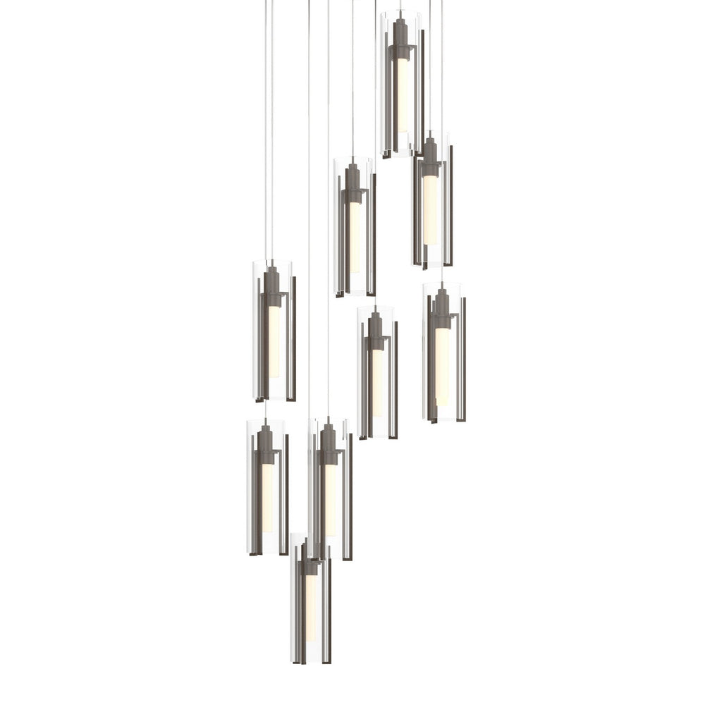 Hubbardton Forge - LED Pendant - Exos Glass - Bronze- Union Lighting Luminaires Decor
