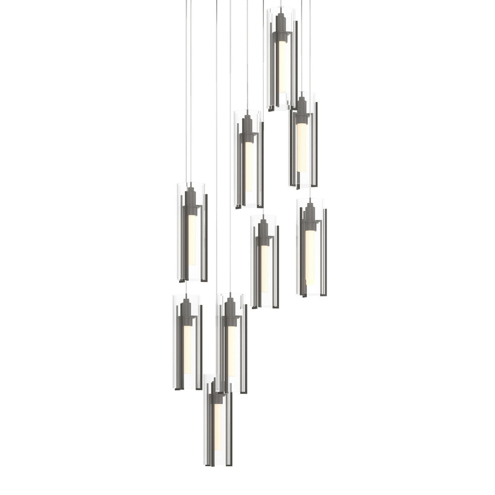 Hubbardton Forge - LED Pendant - Exos Glass - Dark Smoke- Union Lighting Luminaires Decor