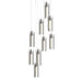 Hubbardton Forge - LED Pendant - Exos Glass - Dark Smoke- Union Lighting Luminaires Decor
