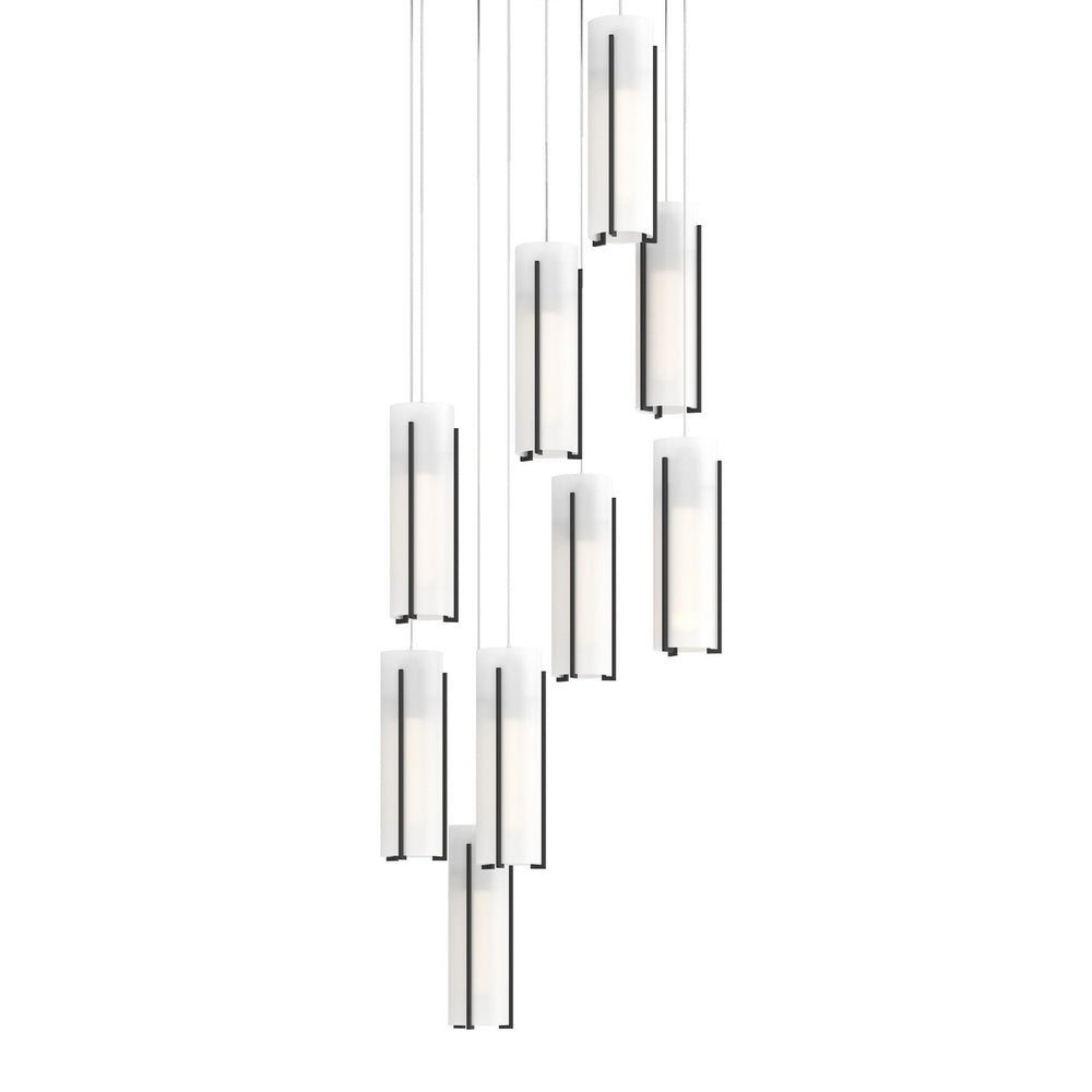Hubbardton Forge - LED Pendant - Exos Glass - Black- Union Lighting Luminaires Decor