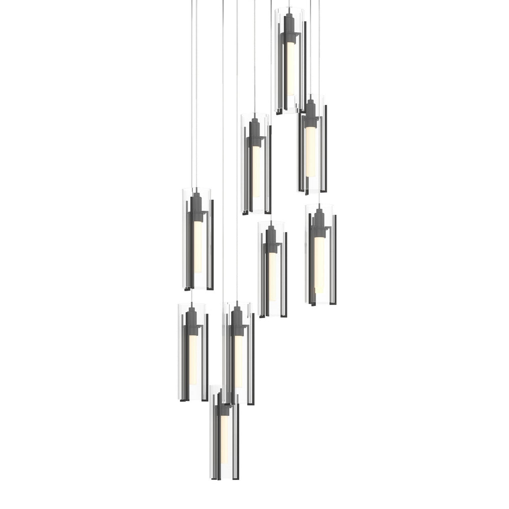 Hubbardton Forge - LED Pendant - Exos Glass - Black- Union Lighting Luminaires Decor