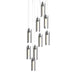 Hubbardton Forge - LED Pendant - Exos Glass - Black- Union Lighting Luminaires Decor