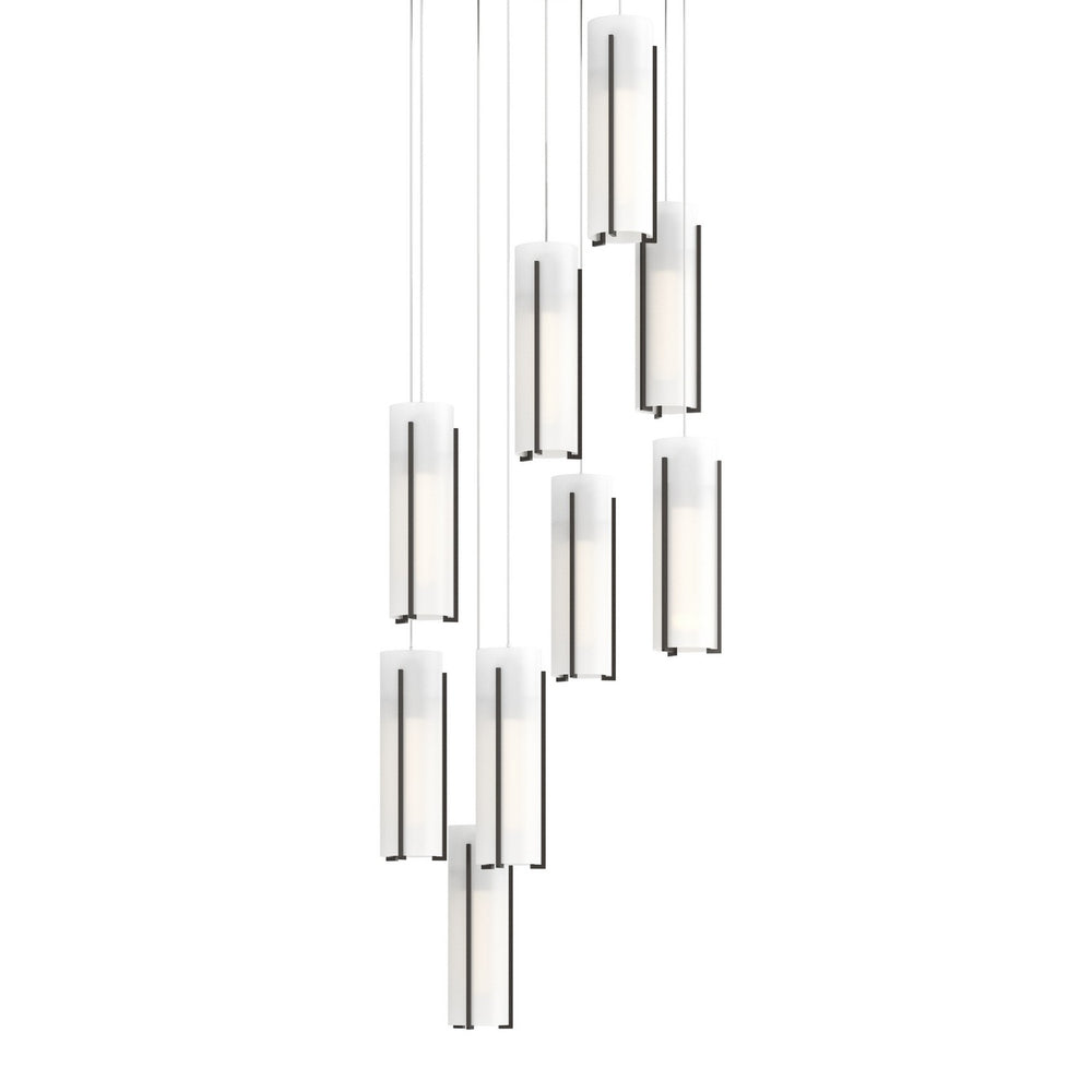 Hubbardton Forge - LED Pendant - Exos Glass - Oil Rubbed Bronze- Union Lighting Luminaires Decor