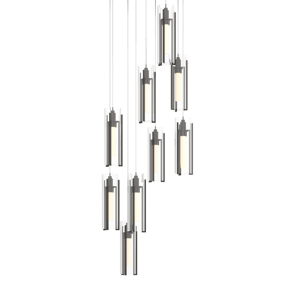 Hubbardton Forge - LED Pendant - Exos Glass - Oil Rubbed Bronze- Union Lighting Luminaires Decor